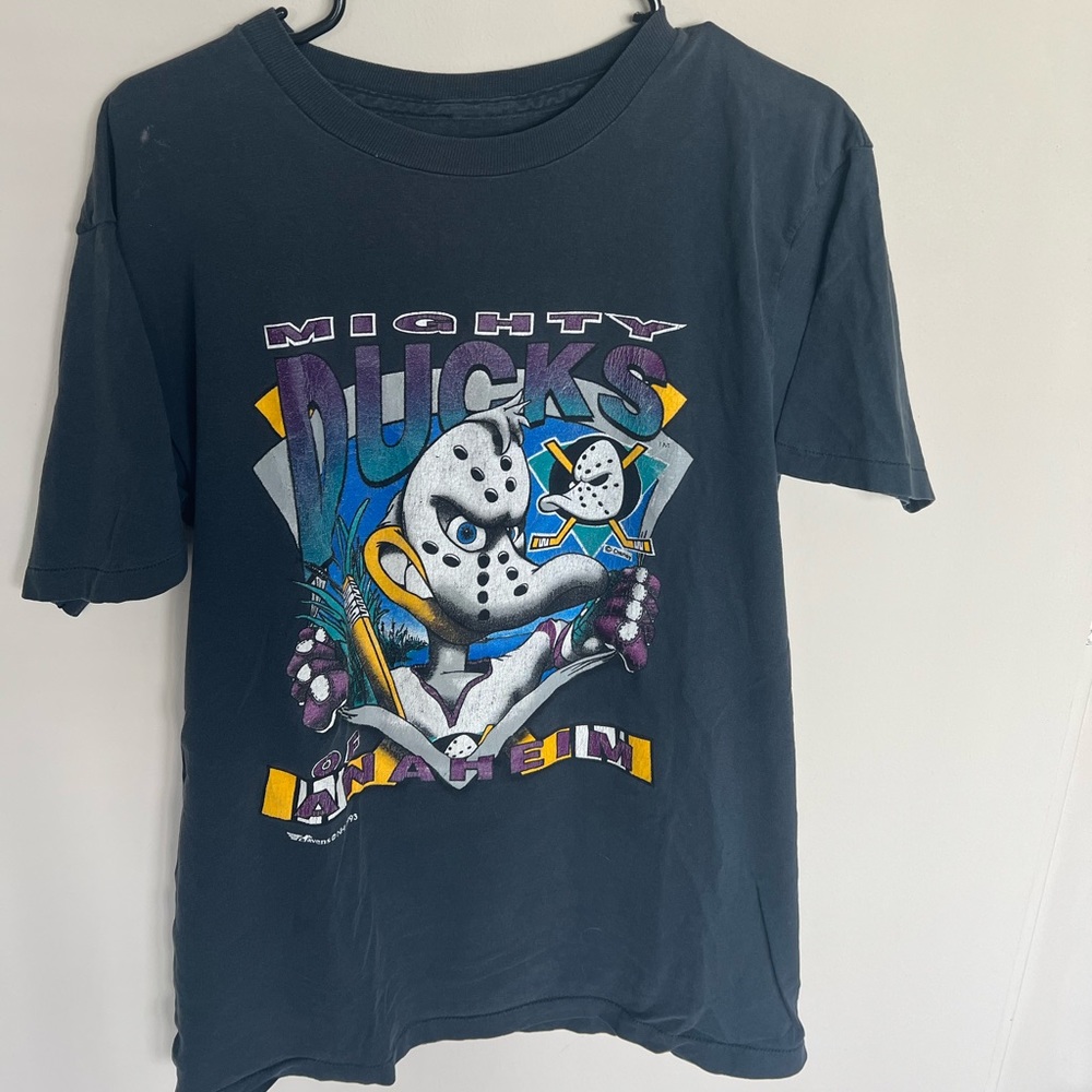 Vintage Mighty Ducks of Anaheim tee shirt